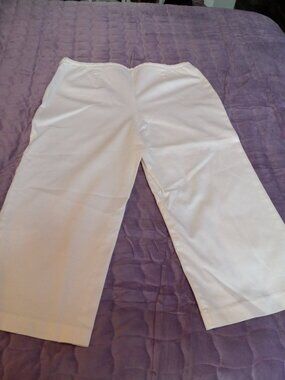 Jaclyn Smith XL stretch cream capri